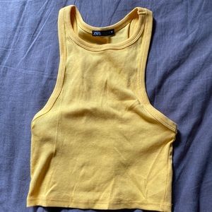 Yellow Zara tank top size M